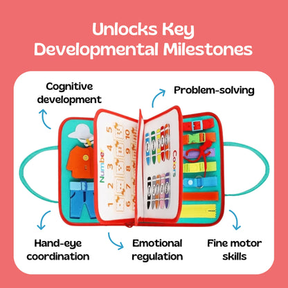 Vensonic™ 8 In 1 Montessori Busy Board