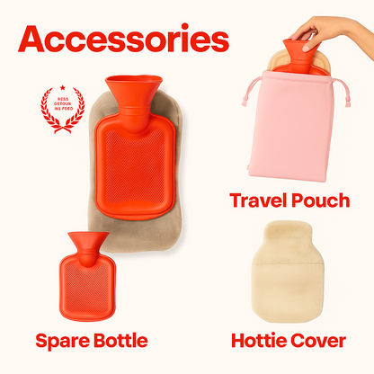 Vensonic™ Wearable Hot Water Bottle set (Free Gift: Cover + Travel Pouch)